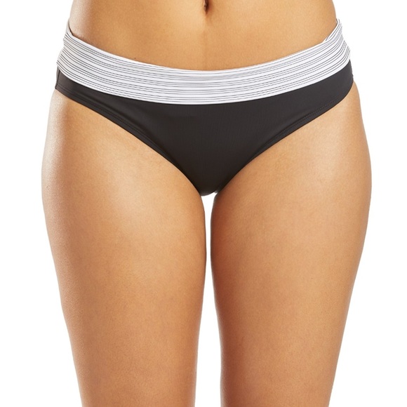 New Skye seaside two piece black striped swimsuit - Picture 10 of 12